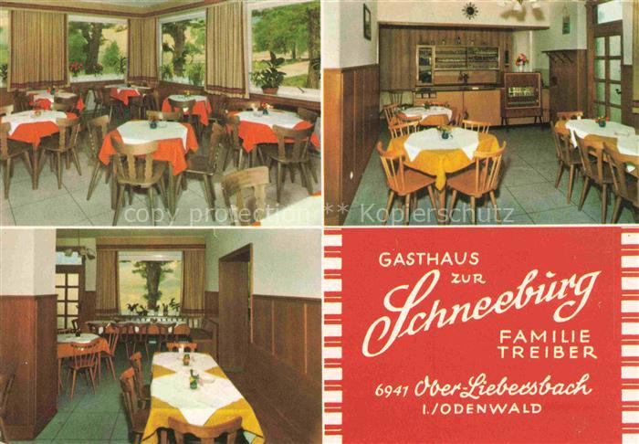 Ober-Liebersbach Moerlenbach Gasthaus zur Schneeburg Gastraeume