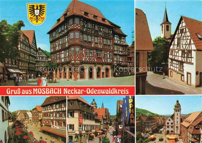 Mosbach Baden Neckar-Odenwald-Kreis BW Stadt der Fachwerkhaeuser Palmsches Haus