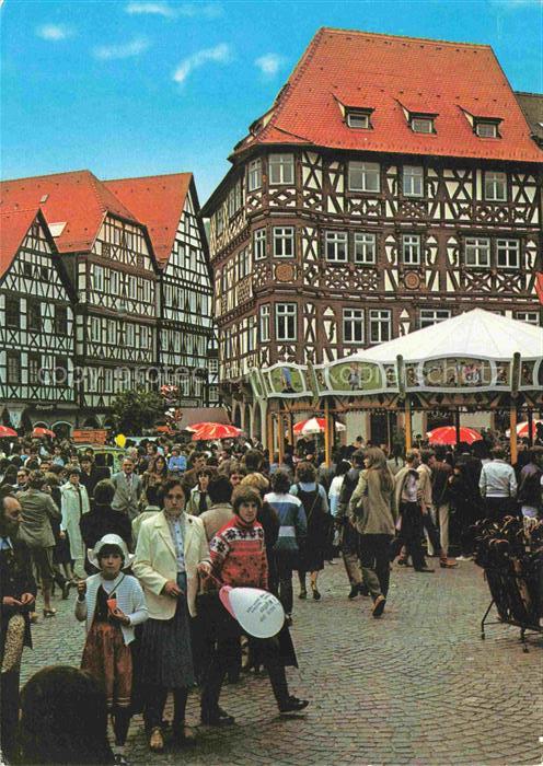 Mosbach Baden Neckar-Odenwald-Kreis BW Stadt der Fachwerkhaeuser Fruehlingsfest