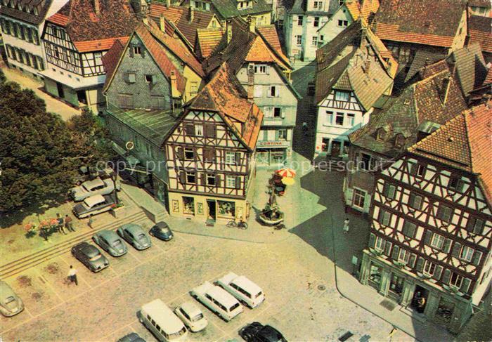 Mosbach Baden Neckar-Odenwald-Kreis BW Marktplatz Fachwerkhaeuser