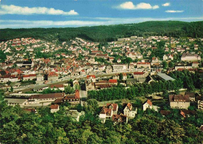 Mosbach Baden Neckar-Odenwald-Kreis BW Panorama Stadt der Fachwerkhaeuser