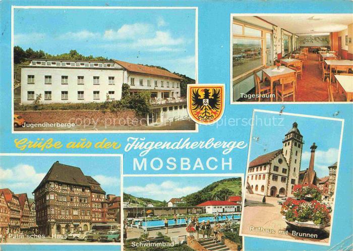 Mosbach Baden Neckar-Odenwald-Kreis BW Jugendherberge Tagesraum Palmsches Haus F