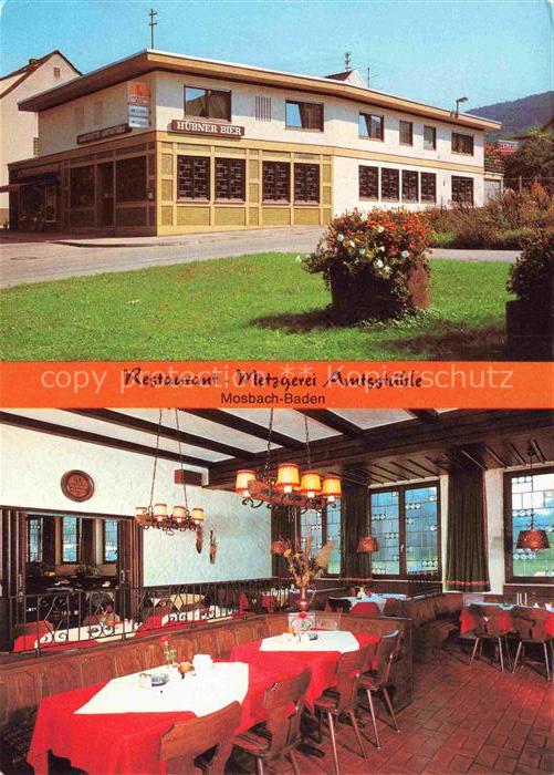 Mosbach Baden Neckar-Odenwald-Kreis BW Restaurant Metzgerei Amtsstueble