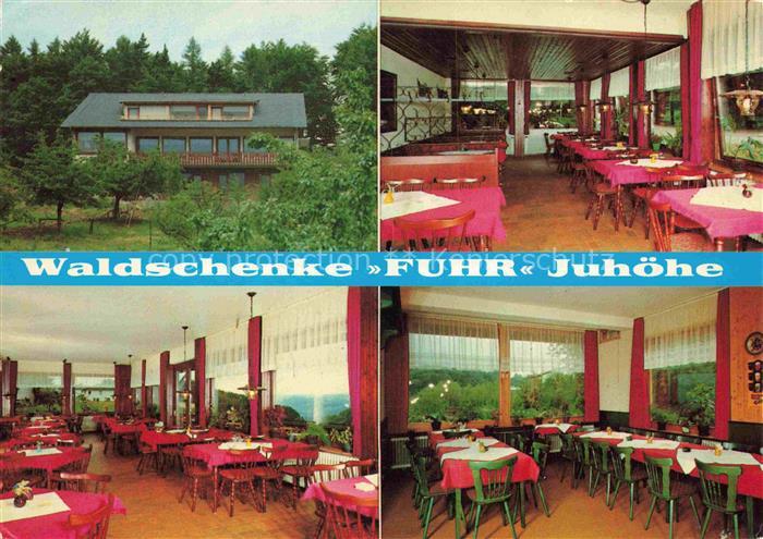 Juhoehe Moerlenbach Bergstrasse Hessen Waldschenke Fuhr Gastraeume