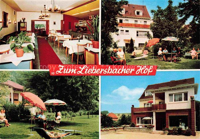 Nieder-Liebersbach Birkenau Gasthof Restaurant Zum Liebersbacher Hof Garten