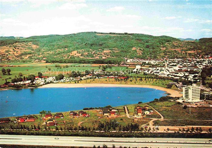 Hemsbach  Bergstrasse Panorama Hemsbacher Wiesensee mit See-Hotel