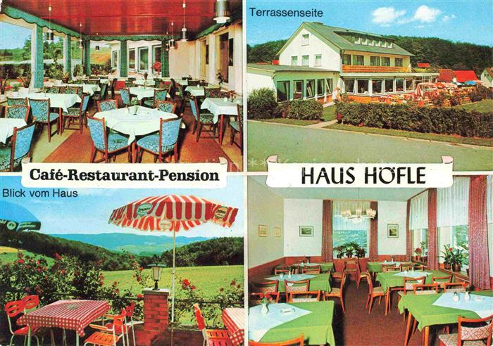 Juhoehe Moerlenbach Bergstrasse Hessen Café Restaurant Pension Haus Hoefle Terra