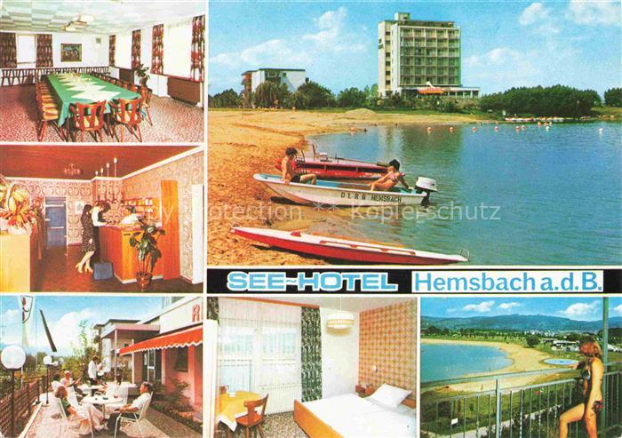 Hemsbach  Bergstrasse See-Hotel am Wiesensee Badestrand