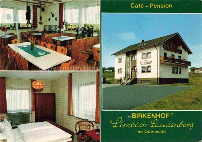 Laudenberg Café Pension Birkenhof Gastraum Fremdenzimmer