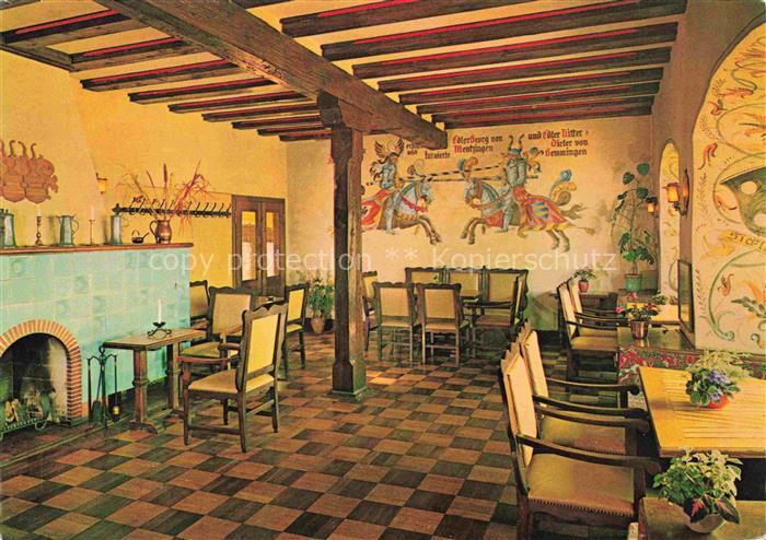 Neckarzimmern Burgrestaurant Burg Hornberg Burg des Ritters Goetz von Berliching