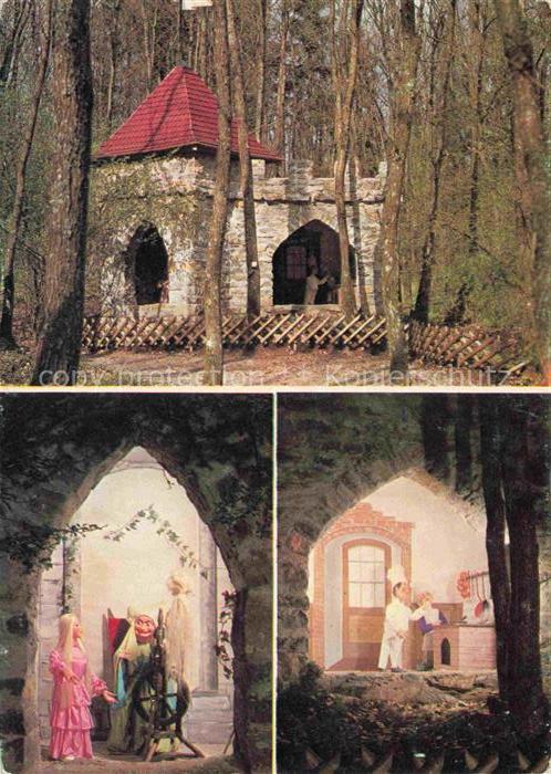 Dallau Maerchengarten Maerchengruppe Dornroeschen