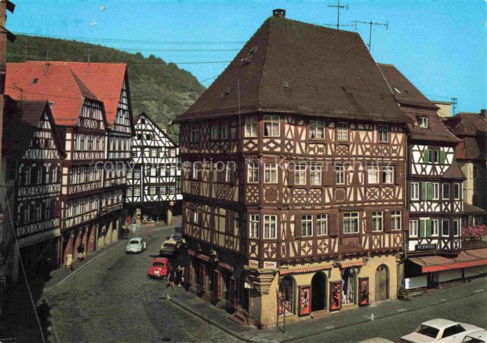 Mosbach Baden Neckar-Odenwald-Kreis BW Palmsches Haus Stadt der Fachwerkhaeuser