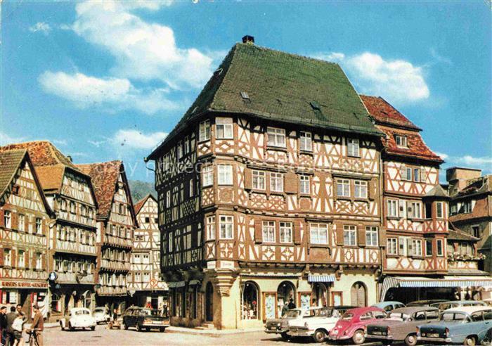 Mosbach Baden Neckar-Odenwald-Kreis BW Palmsches Haus Stadt der Fachwerkhaeuser