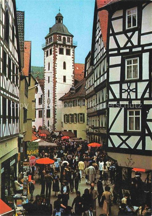 Mosbach Baden Neckar-Odenwald-Kreis BW Fruehlingsfest in der Fussgaengerzone Rat