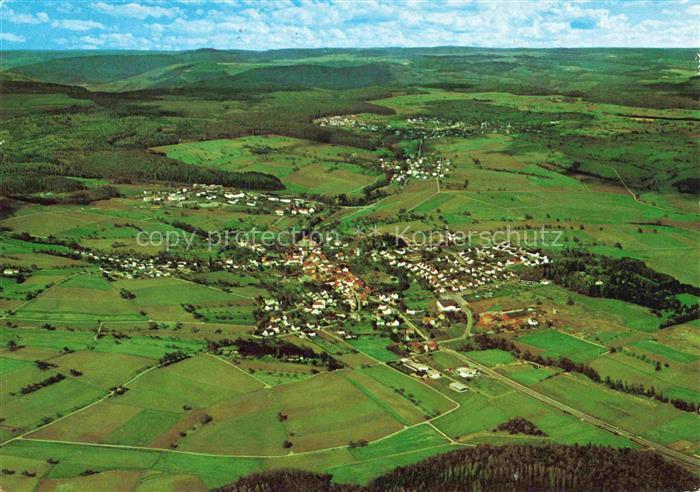 Schwarzach Odenwald Panorama Erholungsort im Kleinen Odenwald