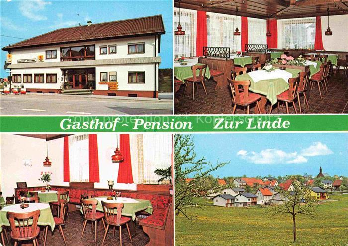 Wagenschwend Gasthof Pension zur Linde Gastraum Ortsansicht