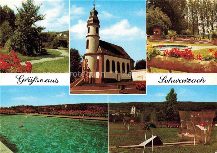 Schwarzach Odenwald Erholungszentrum mit Wildpark Maerchengarten Minigolf Freiba