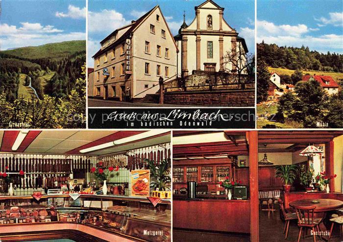 Limbach Baden Neckar-Odenwald-Kreis BW Gasthaus Pension zur Krone Gaststube Metz