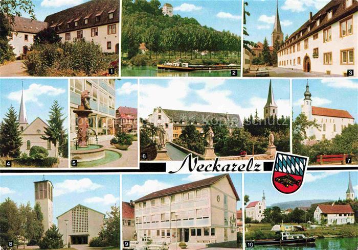 Neckarelz Garten Exerzitienhaus Maria Trost Rathaus Brunnen Tempelhaus Schloss K