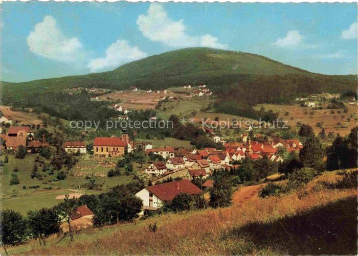 Heiligkreuzsteinach Heidelberg BW Panorama Odenwald