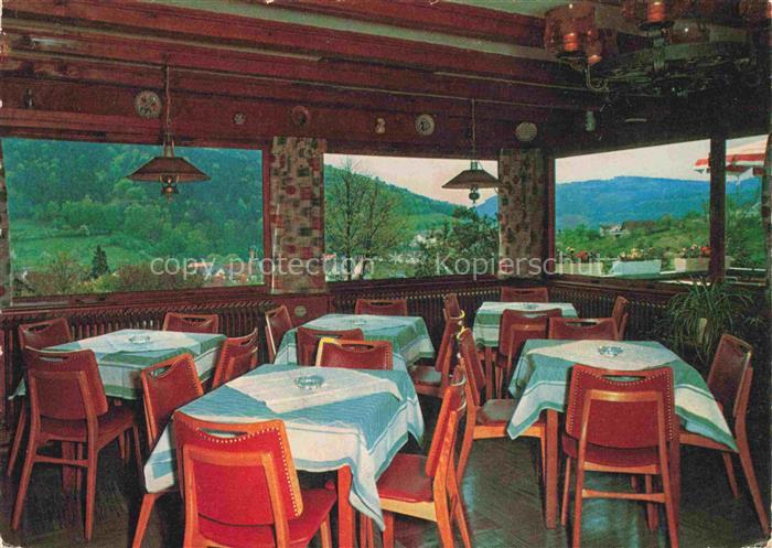 Heiligkreuzsteinach Heidelberg BW Pension Café Bergschloessl Gastraum