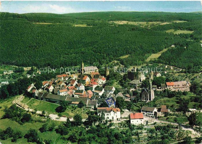 Dilsberg Neckar Neckargemuend Heidelberg BW Fliegeraufnahme