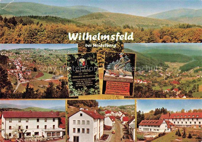 Wilhelmsfeld Landschaftspanorama Teilansichten