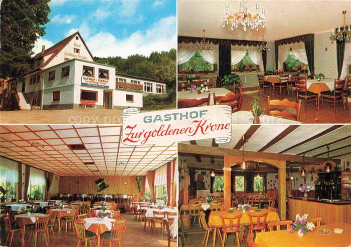 Eiterbach Heiligkreuzsteinach Gasthof Zur goldenen Krone Gastraeume