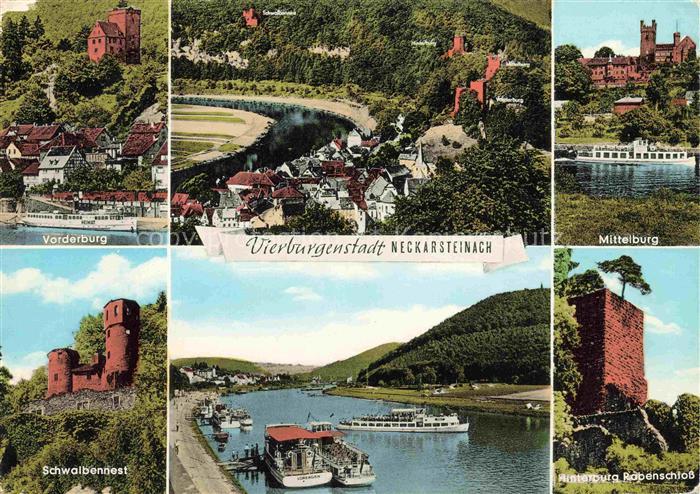 Neckarsteinach Vorderburg Mittelburg Schwalbennest Hinterburg Rabenschloss Necka