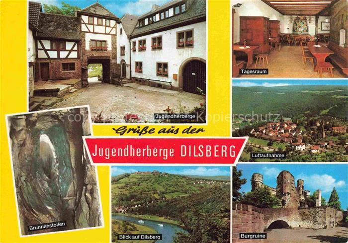 Dilsberg Neckar Neckargemuend Heidelberg BW Jugendherberge Tagesraum Brunnenstol