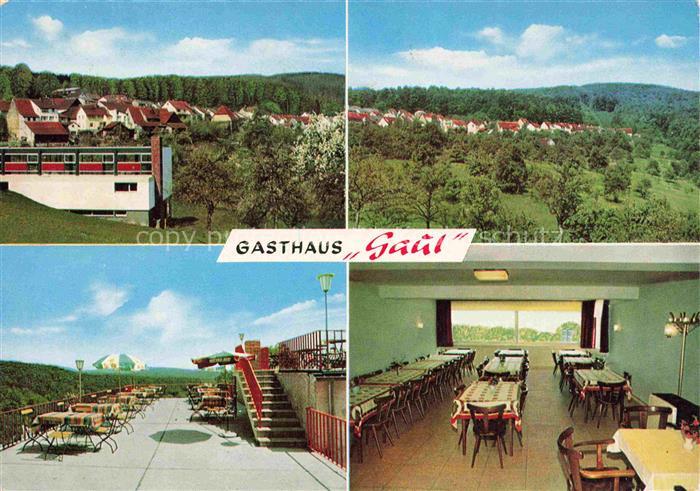 Gaiberg Baden Heidelberg BW Gasthaus Gaul Terrasse Gastraum