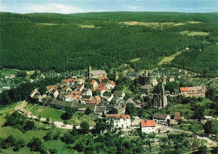 Dilsberg Neckar Neckargemuend Heidelberg BW Fliegeraufnahme