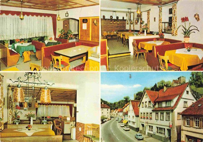 Neckarsteinach Gasthaus Neckartal Gastraeume Hauptstrasse