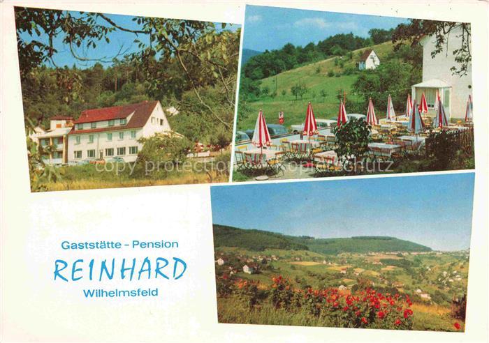 Wilhelmsfeld Gaststaette Reinhard Terrasse Panorama