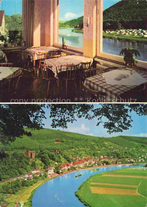 Neckarsteinach Hotel zum Schiff Neckarpartie