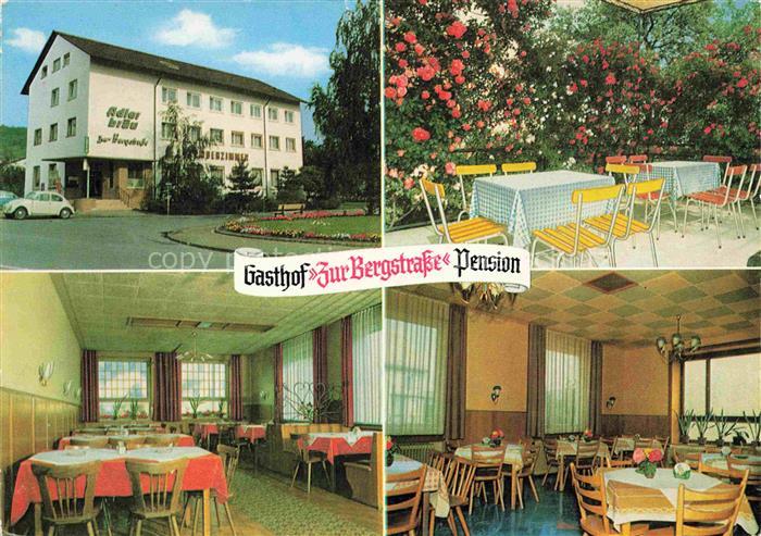 Leutershausen Hirschberg Bergstrasse Gasthof Zur Bergstrasse Gastraeume Terrasse