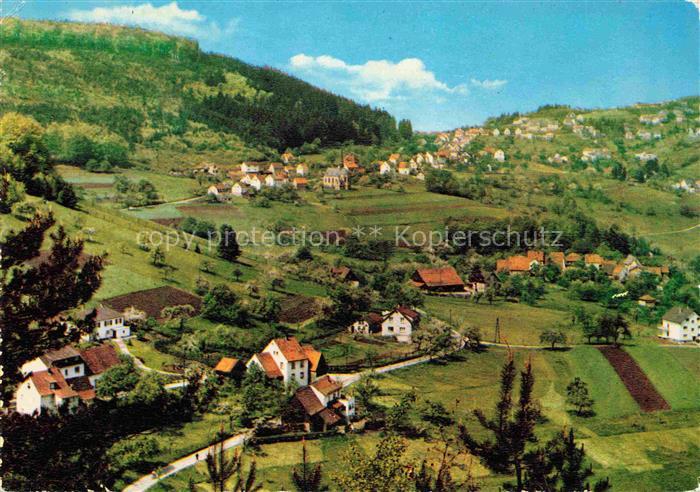 Wilhelmsfeld Fliegeraufnahme mit Gaststaette Schriesheimer Hof