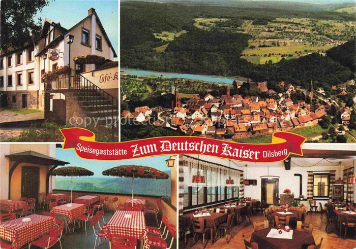 Dilsberg Neckar Neckargemuend Heidelberg BW Gaststaette Zum Deutschen Kaiser Fli