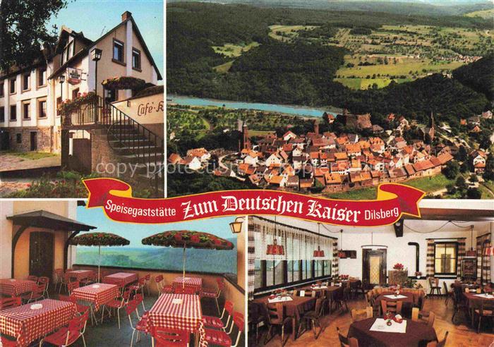 Dilsberg Neckar Neckargemuend Heidelberg BW Gaststaette Zum Deutschen Kaiser Gas
