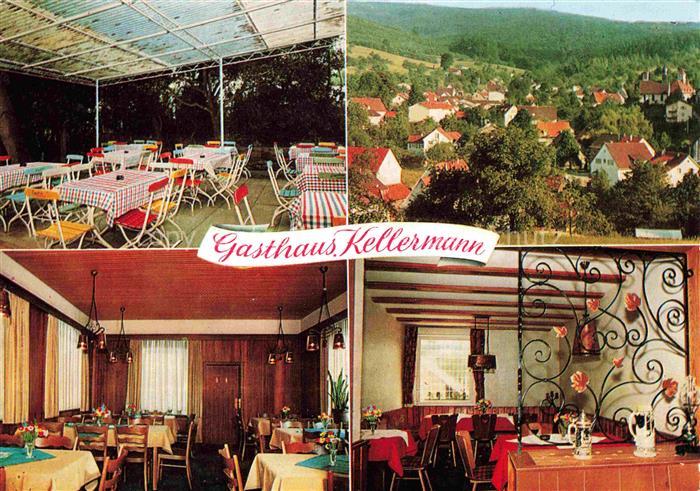 Waldhilsbach Neckargemuend Heidelberg BW Gasthaus Kellermann Gastraeume Panorama