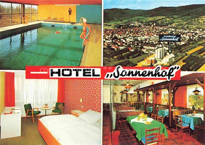 Leutershausen Hirschberg Bergstrasse Hotel Sonnenhof Hallenbad Zimmer Gaststube