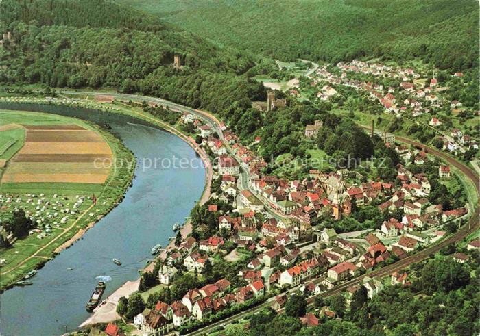 Neckarsteinach Fliegeraufnahme