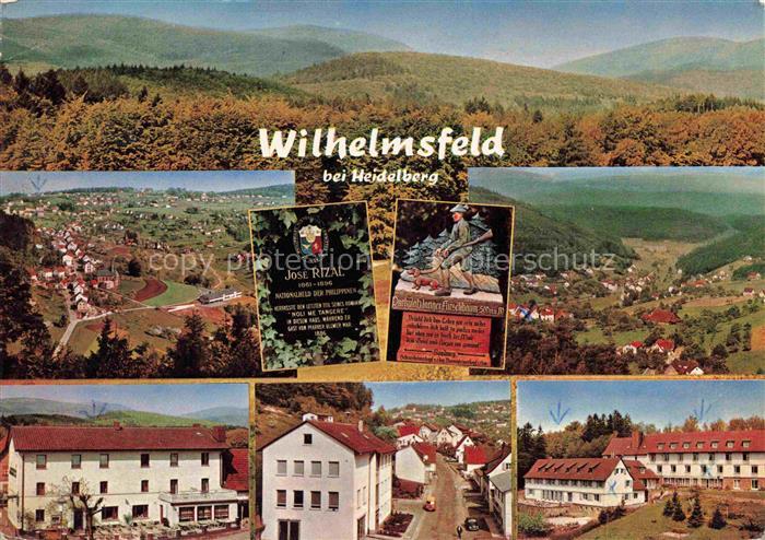 Wilhelmsfeld Panorama Fliegeraufnahmen Ortspartien