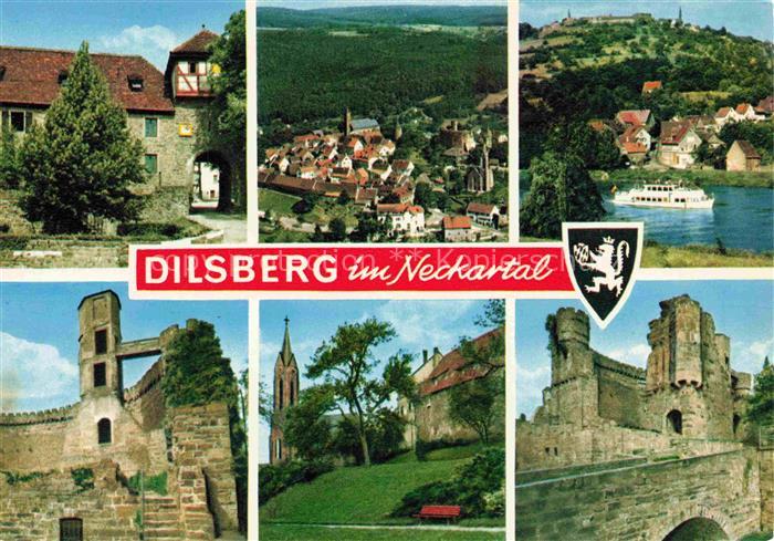 Dilsberg Neckar Neckargemuend Heidelberg BW Burgfeste Dilsberg Teilansichten