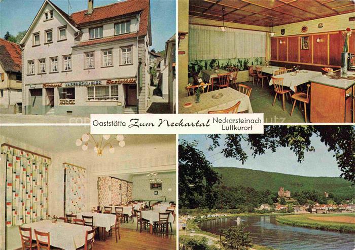 Neckarsteinach Gaststaette Zum Neckartal Gastraeume Neckarpartie