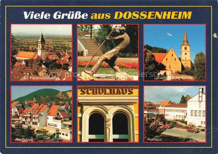 Dossenheim Heidelberg St Pankratiuskirche Steinbrecher Ev Kirche Am Petrus Schul