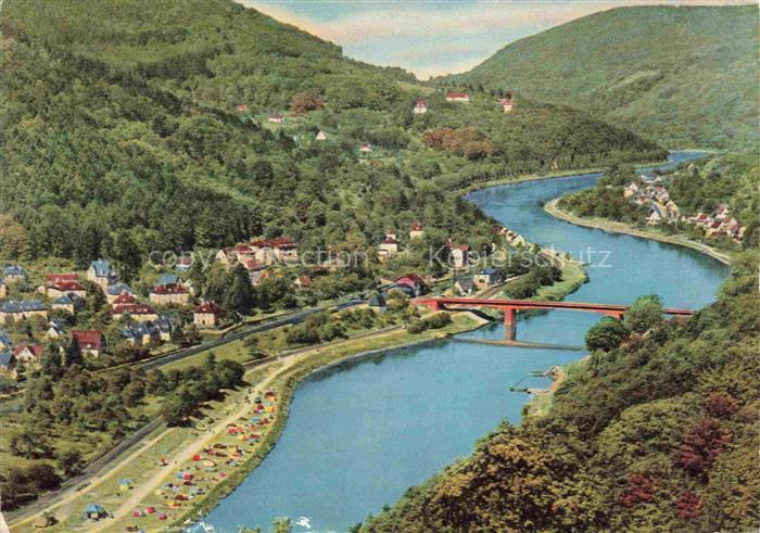 Neckartal Fliegeraufnahme mit Schlierbach Aue Ziegelbach