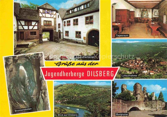 Dilsberg Neckar Neckargemuend Heidelberg BW Jugendherberge Brunnenstollen Panora