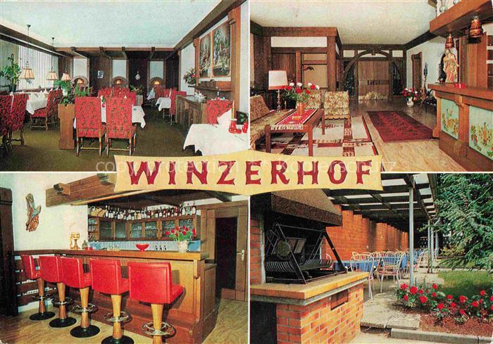 Rauenberg Kraichgau Hotel Restaurant Winzerhof Gastraeume Bar