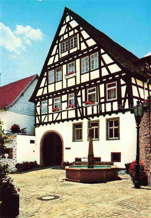 Neckarsteinach Historischer Hof Fachwerkhaus
